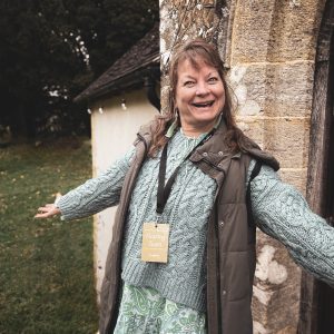 Helen hosting welcome team